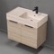 Floating Bathroom Vanity, Modern, 32
